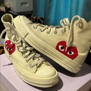 Comme des Garçons x Chuck Taylor All Star Hi “ Milk “
